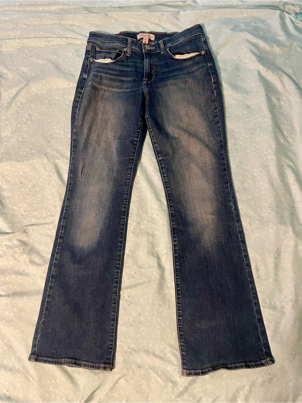 Women’s Dark Blue Bootcut Jeans - Unbranded